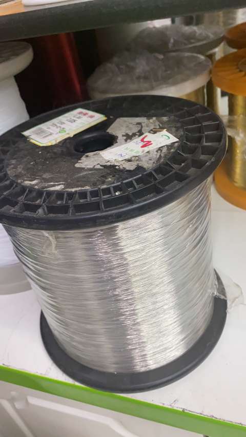 Silver white k copper wire, red copper 0.3