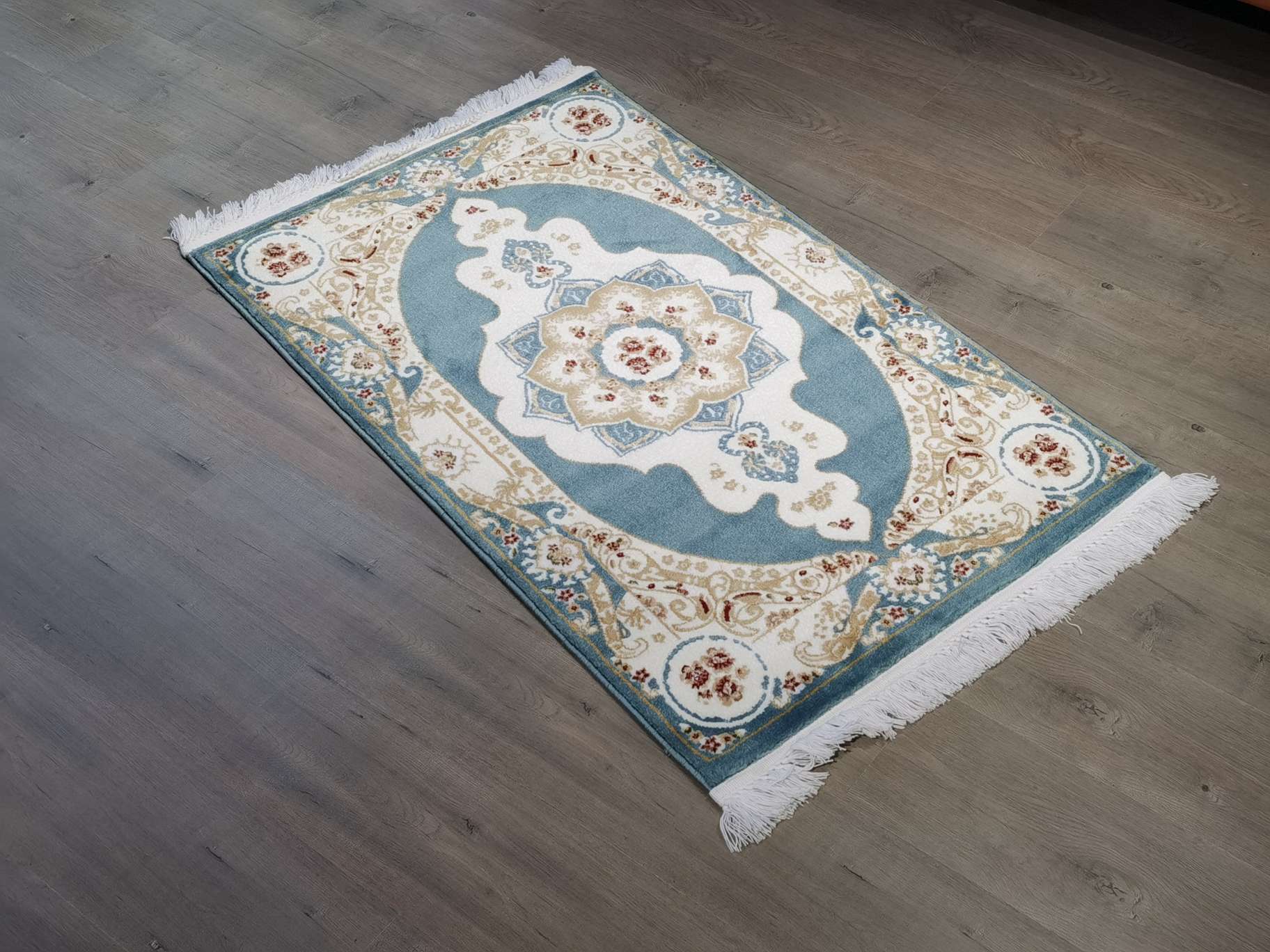 Alfombra tigre pescado sala de estar estilo europeo lujo retro americano idílico persa mesa de té hogar cama dormitorio Application Scenario