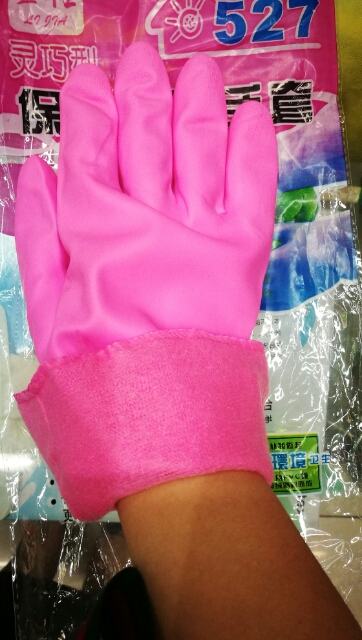Guantes con algodón