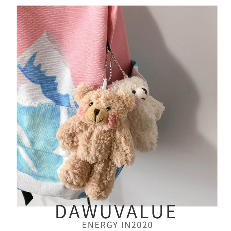 Keychains, female Instagram influencers, cute and girlish pendants, plush dolls, bear dolls, toy bags, couple pendants undefined