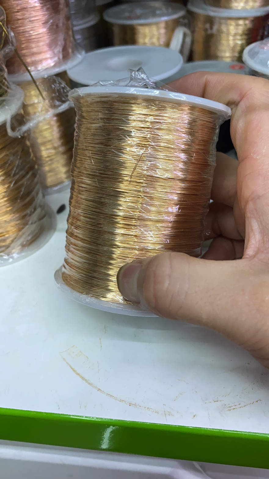 0.3kc gold-copper wire, 1 kilogram per roll