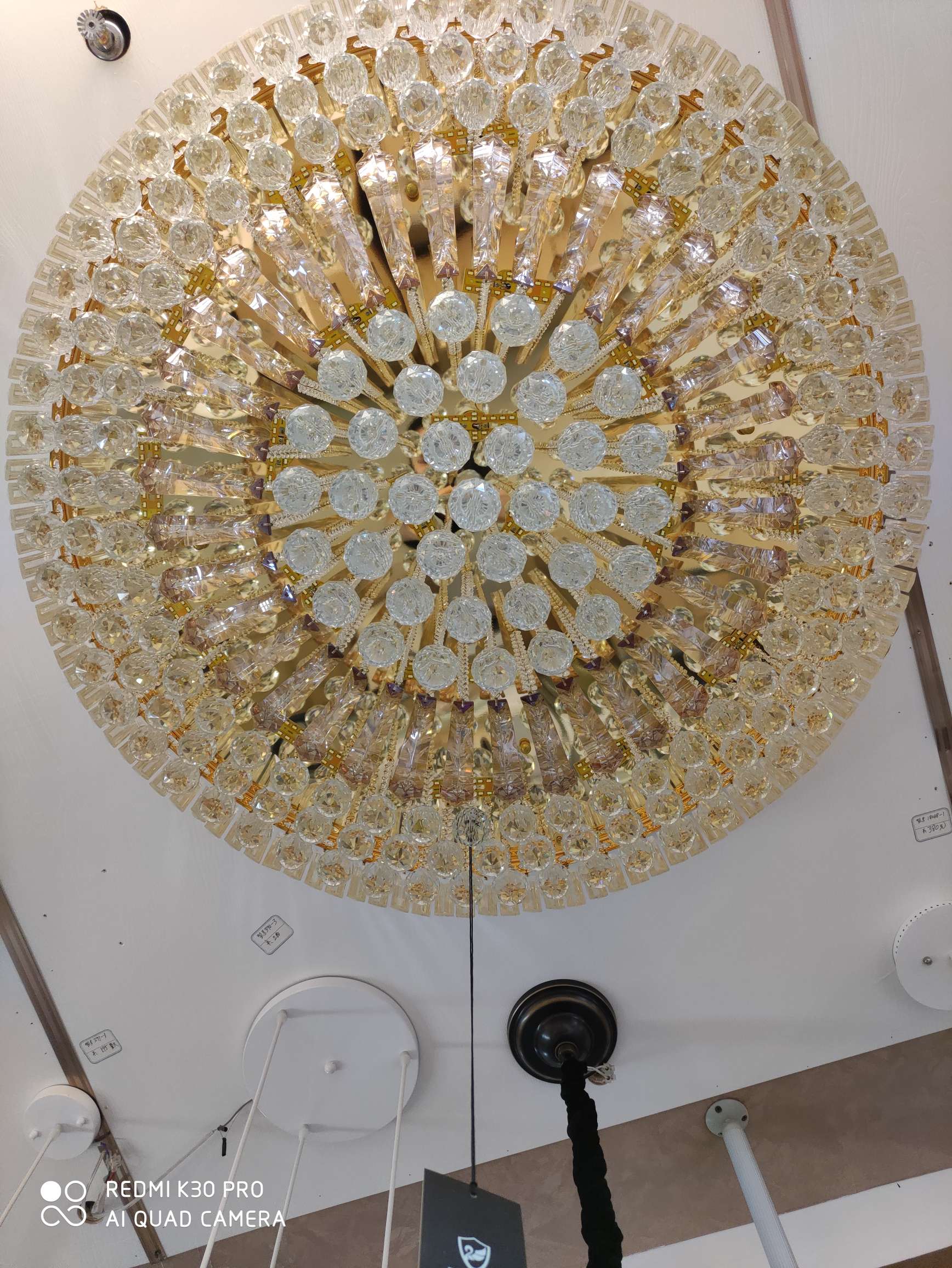 Lámpara de cristal 8350/1200Cm lámpara de techo villa hotel hogar personalizado hermosa atmósfera Application Scenario