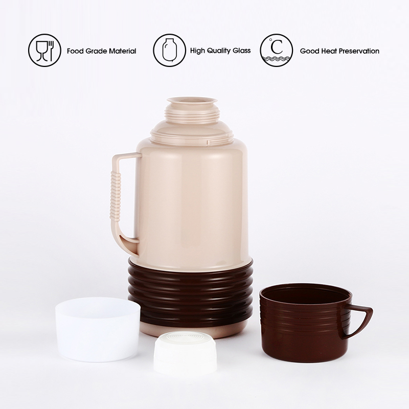 1.2L  户外玻璃内胆保温瓶保温暖壶细节图