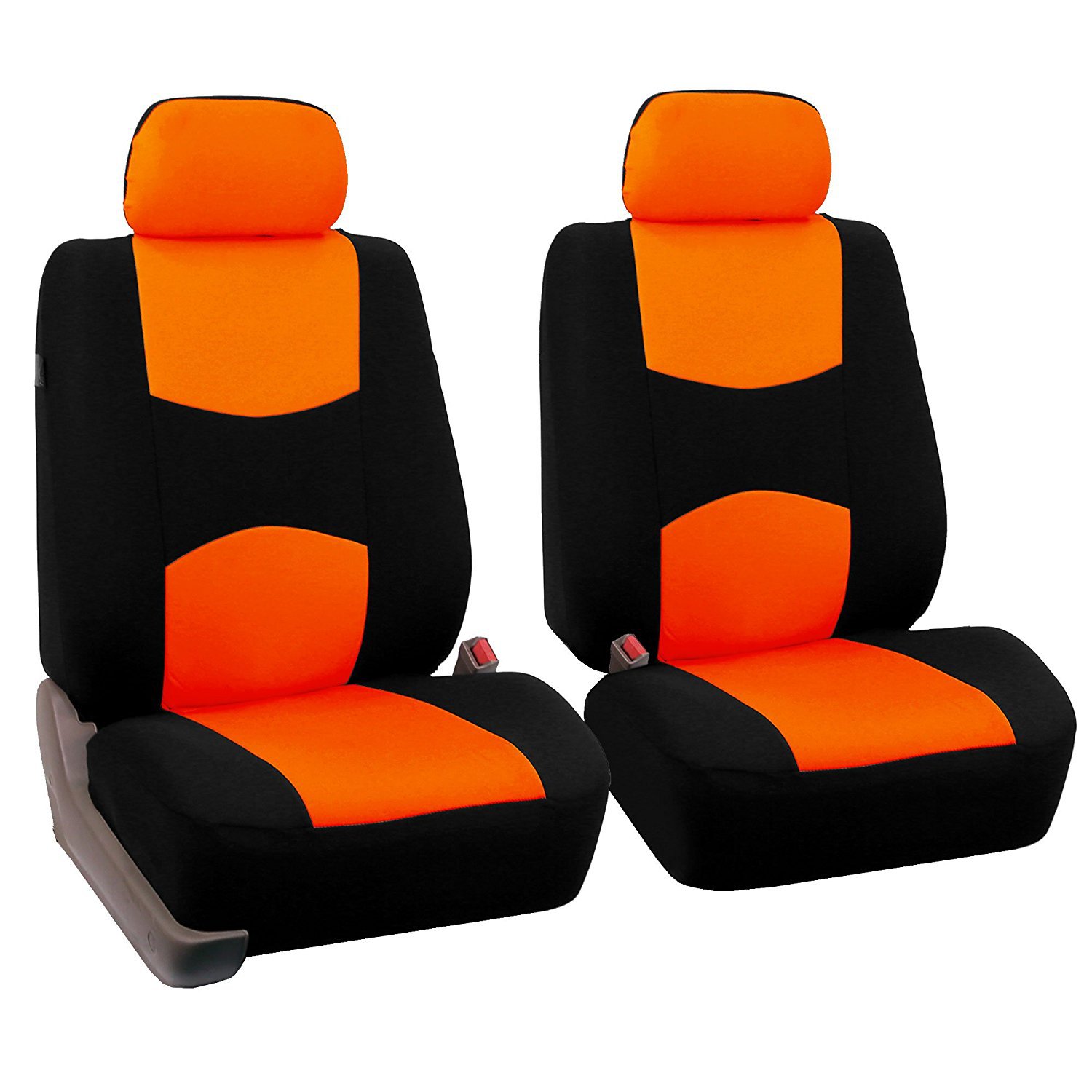 外贸汽车座椅套4件套前座座椅套四季通用橙色