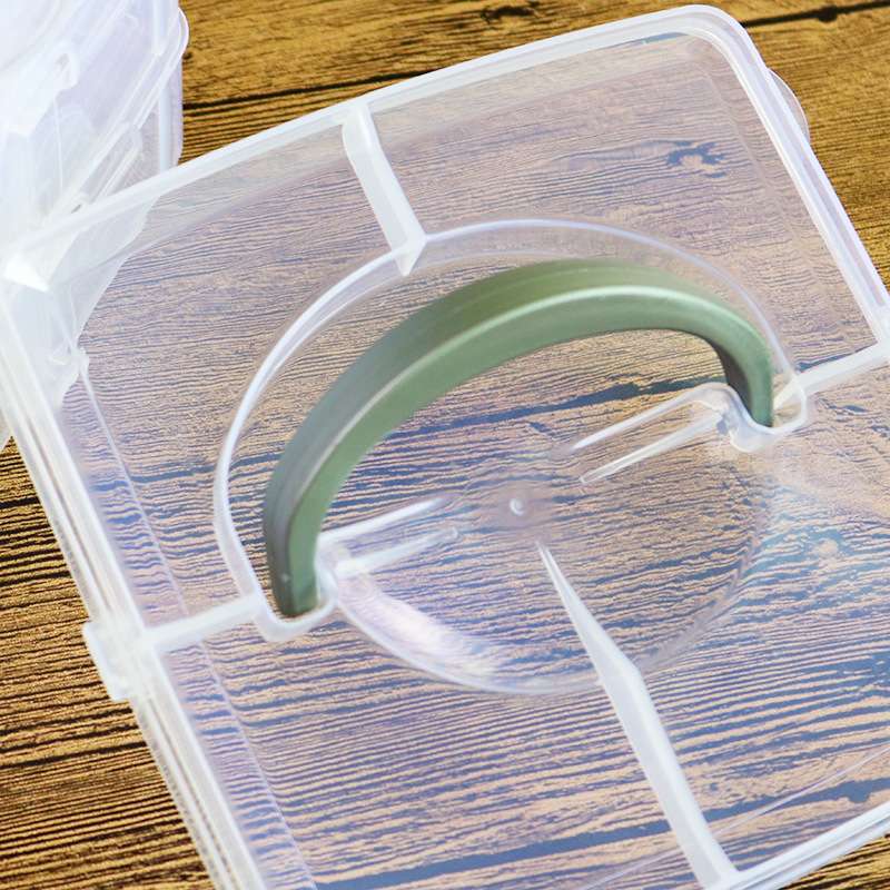 多功能小号三层塑料首饰家居收纳盒18格化妆箱 袜子内裤整理盒批详情图9