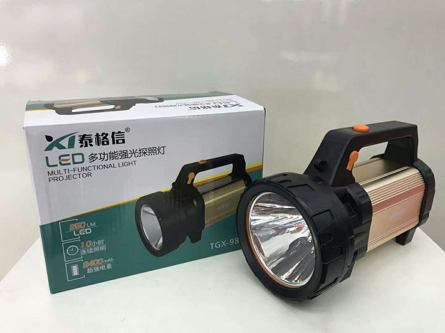 Taigexin LED Aluminum Alloy high-intensity Searchlight TGX-998 Specification image