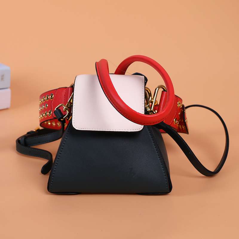 MK women 's top layer cowhide 珑玲 bag Specification image