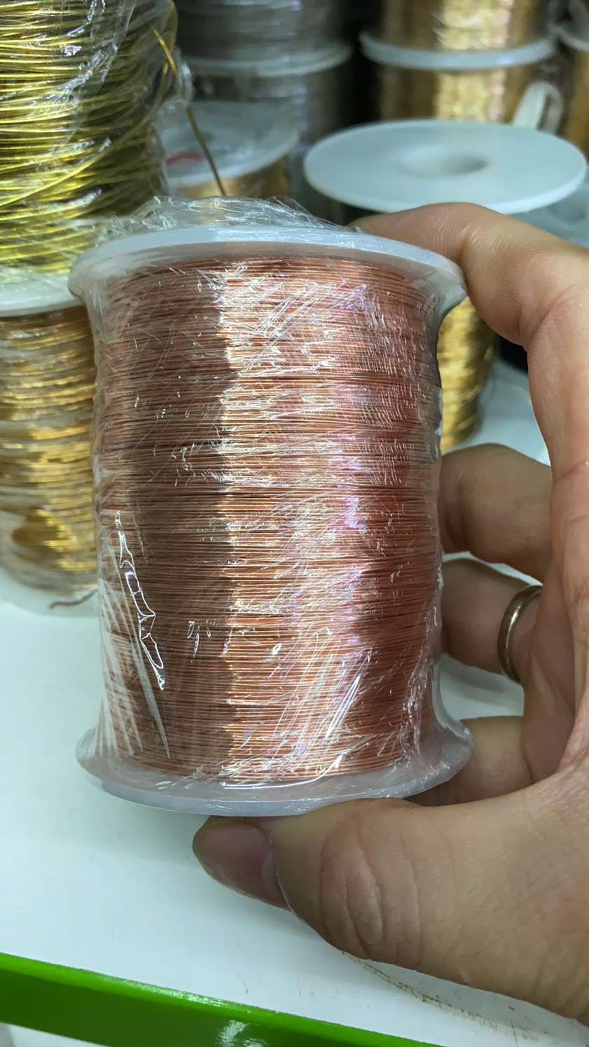 0.3 copper wire bare copper in its original color, one kilogram per roll