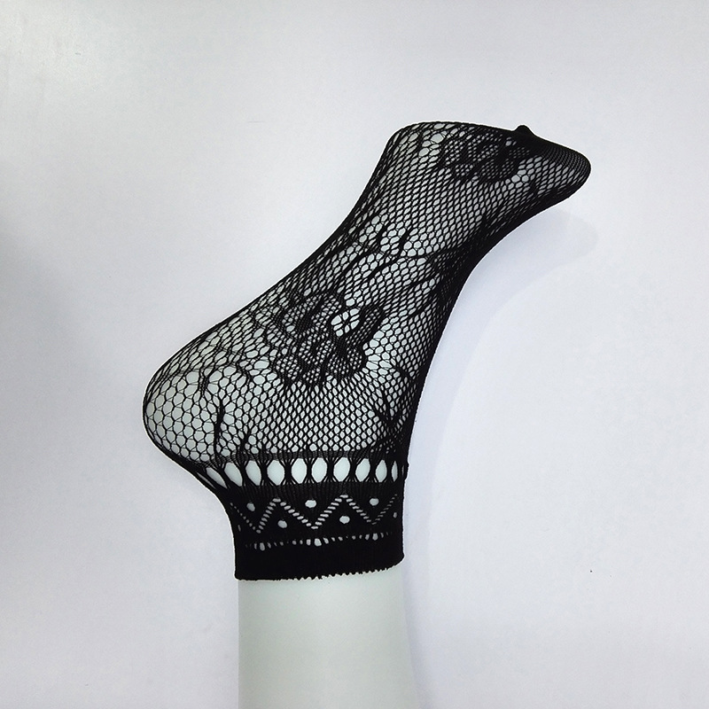 Wholesale of popular thin breathable socks for women on Taobao, jacquard sexy and fashionable short socks for women from Yiwu factory Item Picture