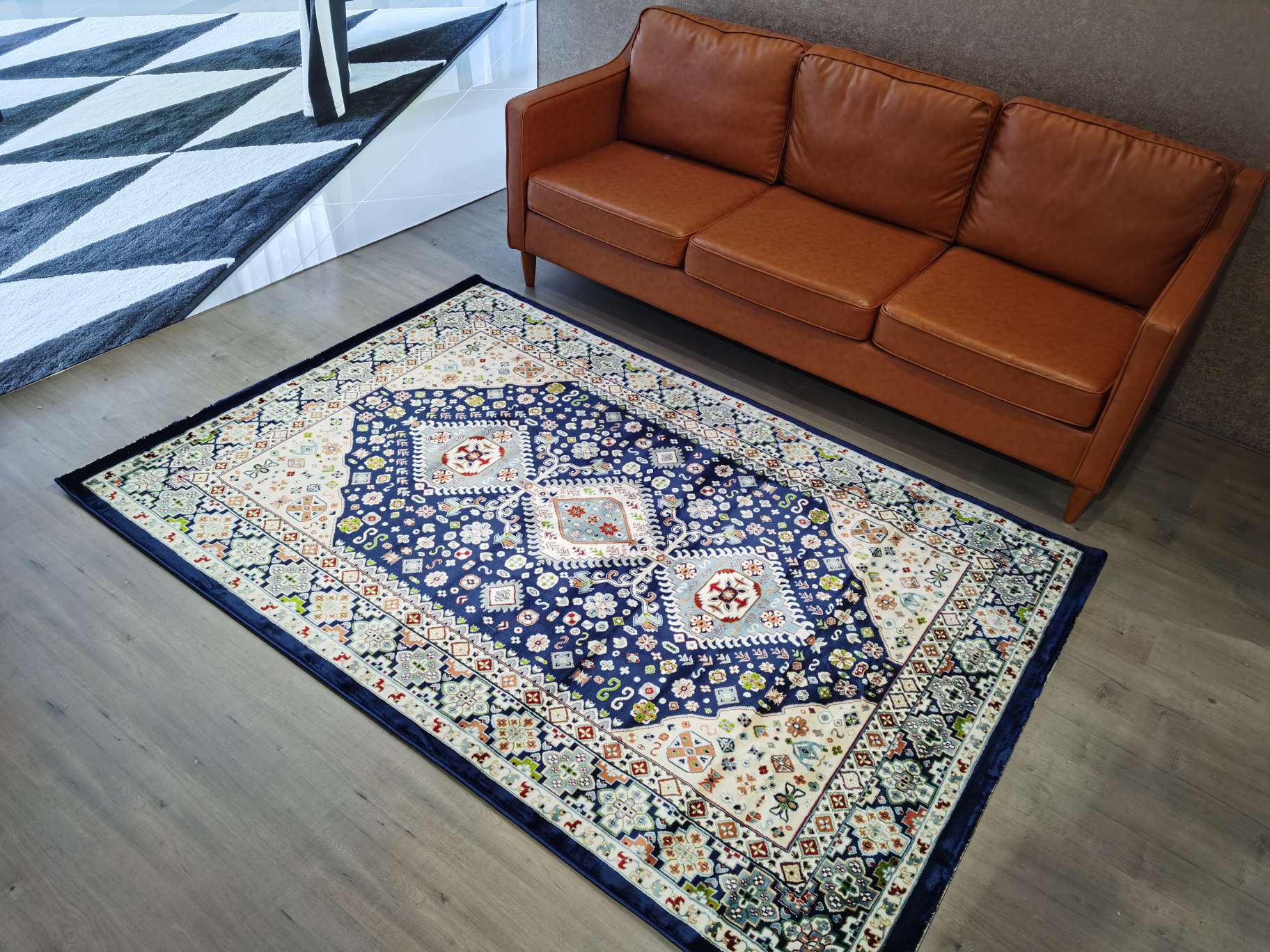 Inicio chenille poliéster alfombra estilo persa dormitorio sala de estar estudio sofá mesa de centro cojín details Picture