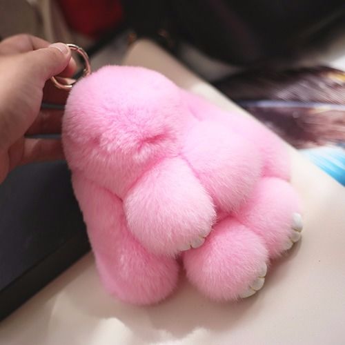 Rogue Rabbit figurine, dead rabbit, cute rabbit bag pendant, little rabbit plush children's toy, hanging ear rabbit pendant doll details Picture