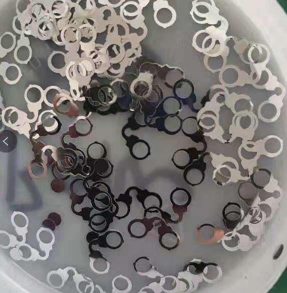 Laser sequins, special-shaped sequins, nail polish sequins details Picture