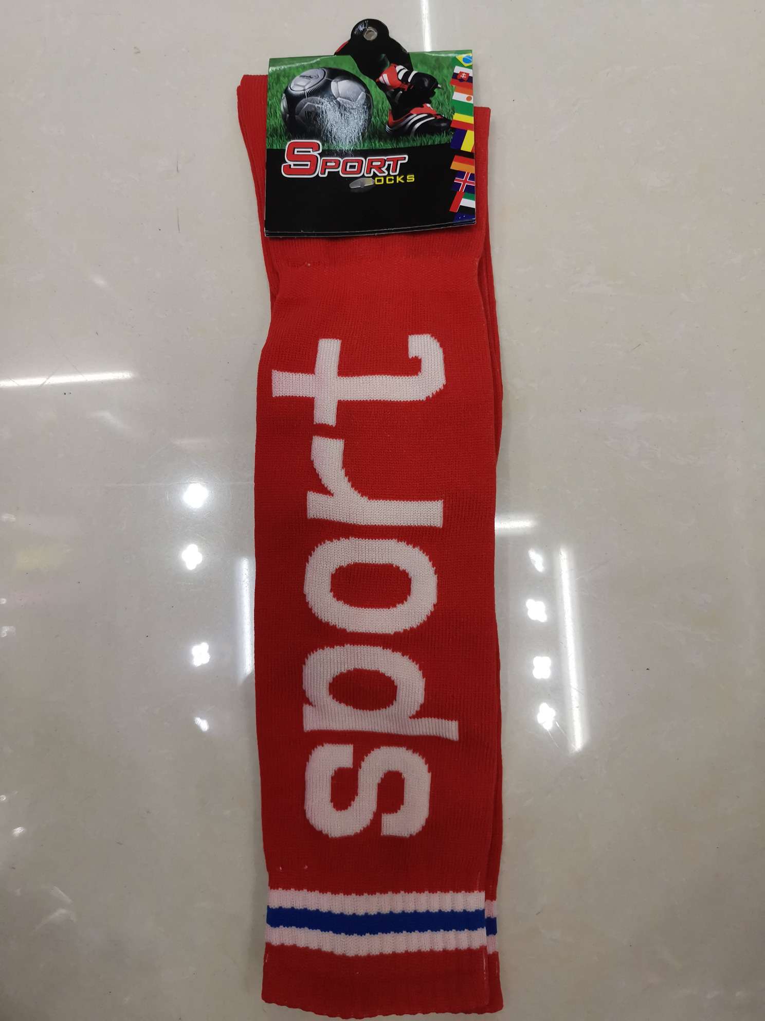 Factory direct English alphabet football socks thumbnail