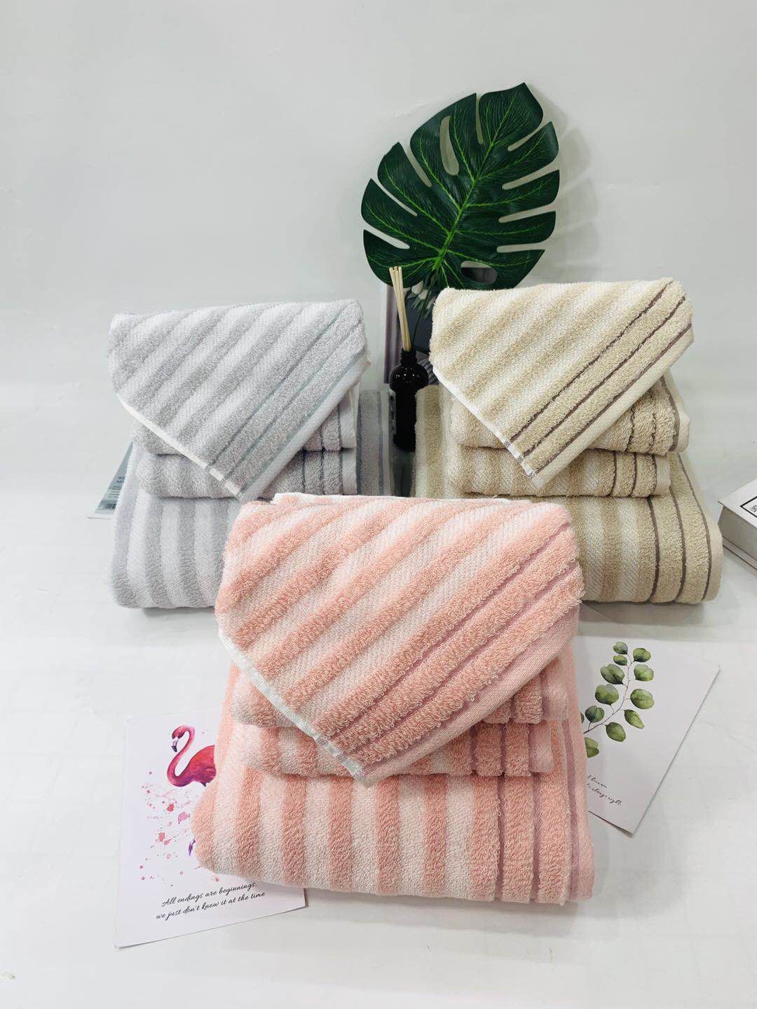 High and low wool absorbent color cotton towel thumbnail