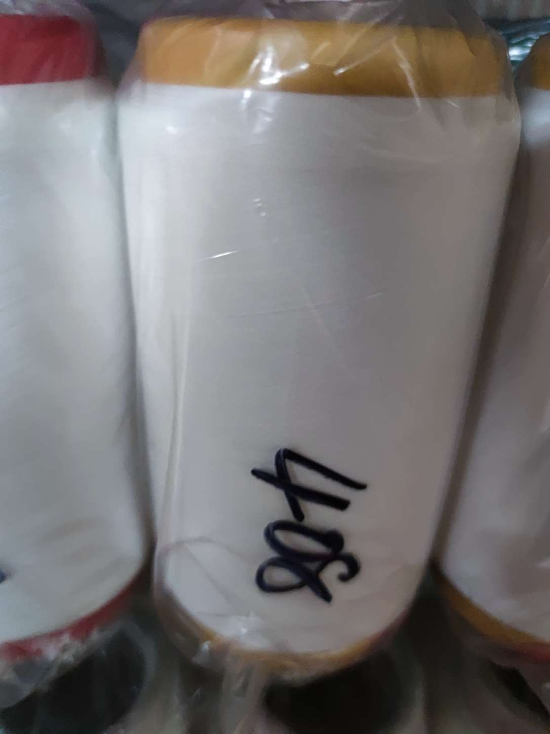 Wholesale factory direct sales of air-covered yarn white spandex polyester covered filament chemical fiber thread 408