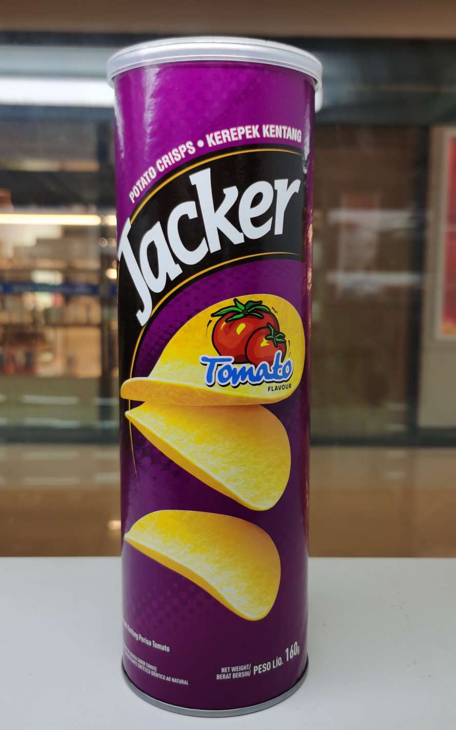 Jack Potato Chips, tomato-flavored potato chips