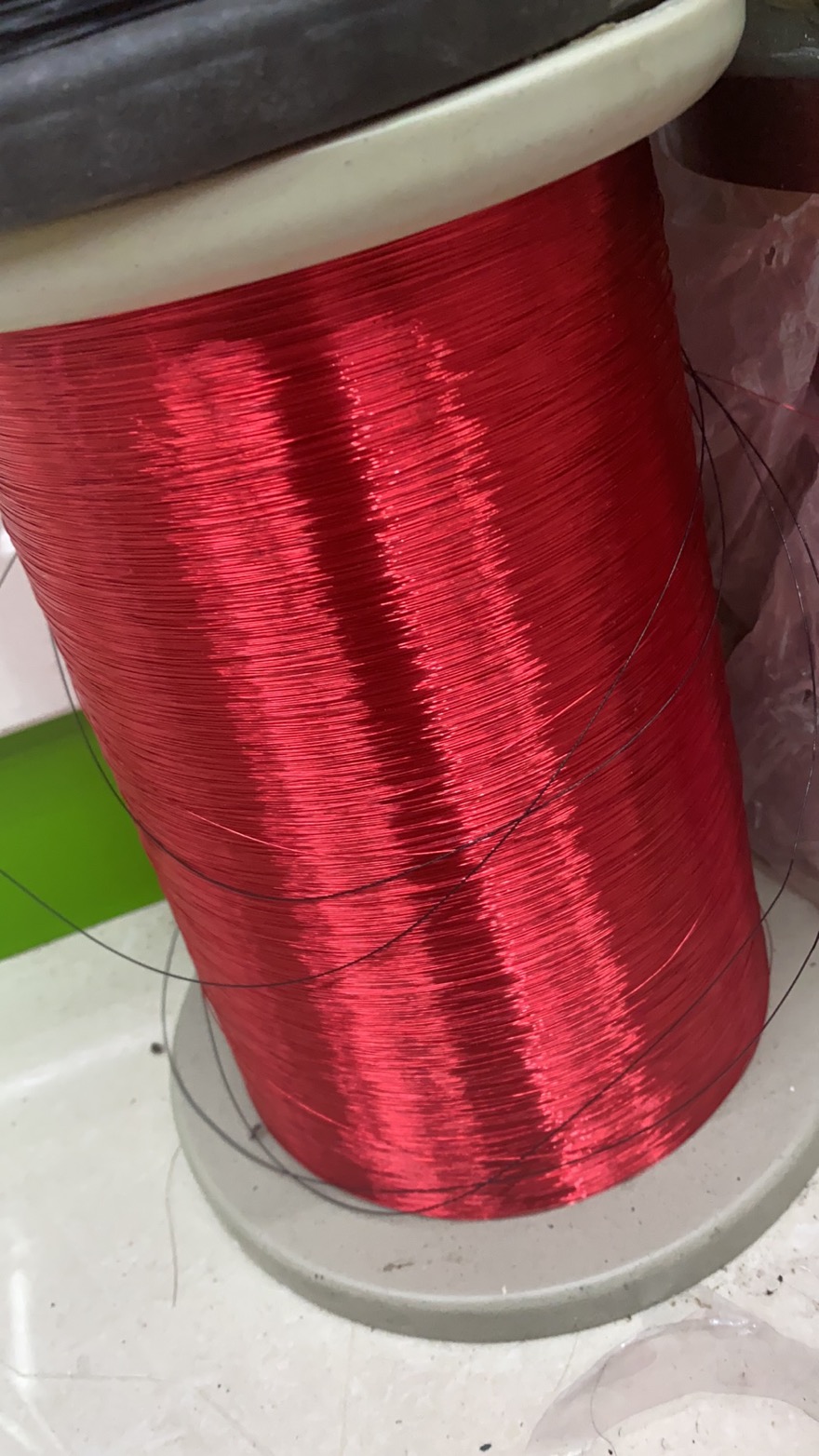 Colored copper wire, bright red purple copper 0.3
