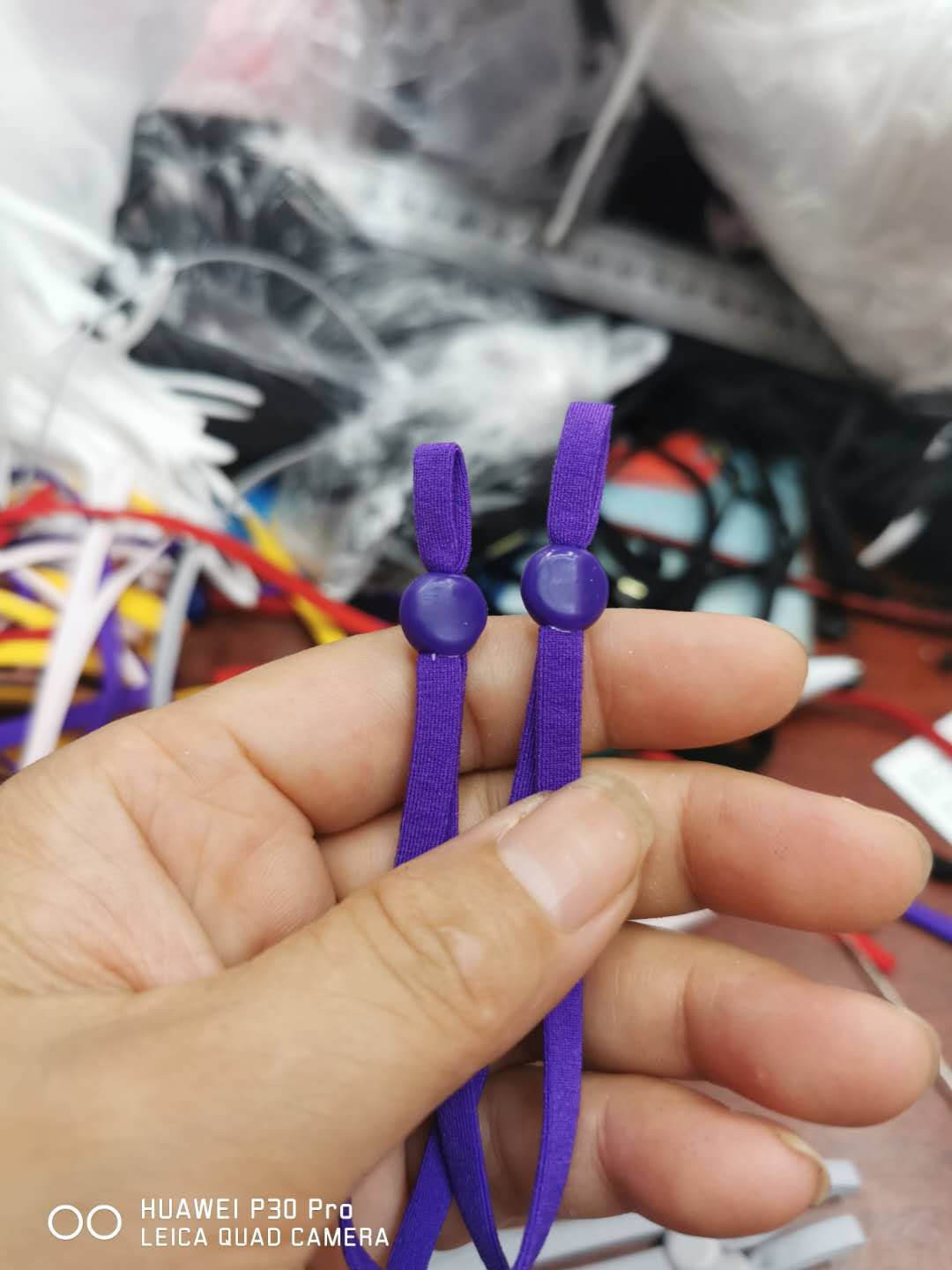 口罩绳紫色