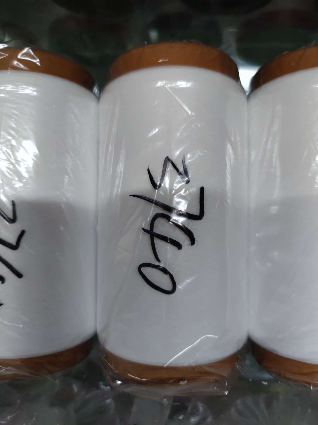 Wholesale factory direct sales of air-covered yarn white spandex polyester covered filament chemical fiber thread 3740