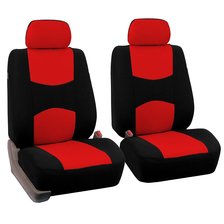 外贸汽车座椅套4件套前座座椅套四季通用红色