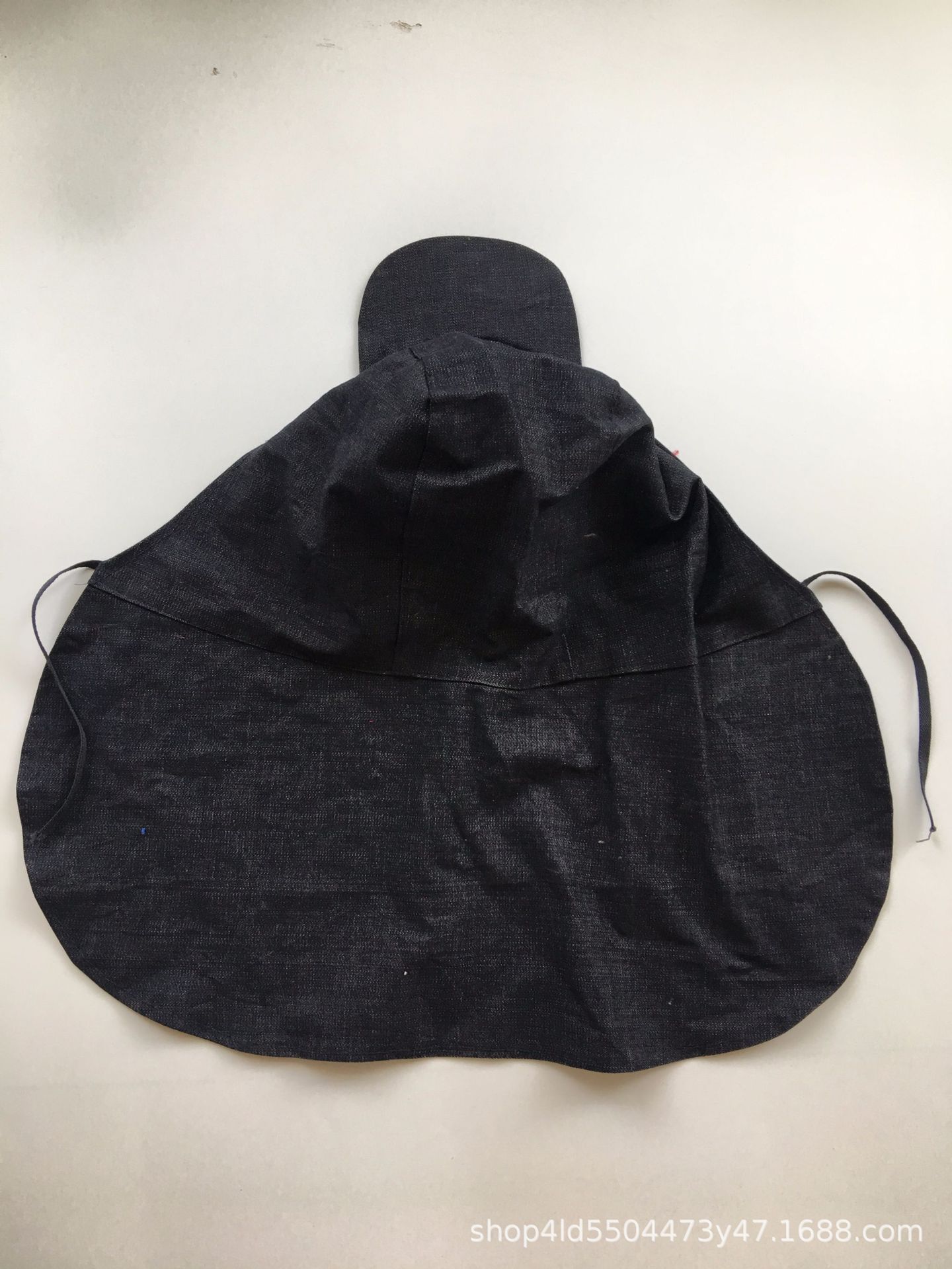 In stock: Sun Hat No. 2, denim dust-proof hood, windbreaker, hood, shawl, denim dust-proof work helmet details Picture