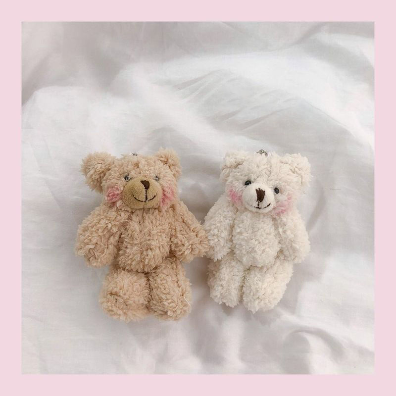 Keychains, female Instagram influencers, cute and girlish pendants, plush dolls, bear dolls, toy bags, couple pendants undefined