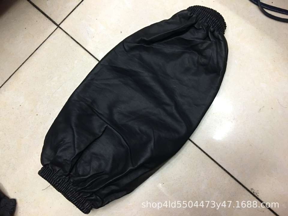 Leather sleeve covers, winter waterproof and oil-proof adult sleeves, PU sleeve guards, enlarged and lengthened long sleeve covers, labor protection sleeve covers