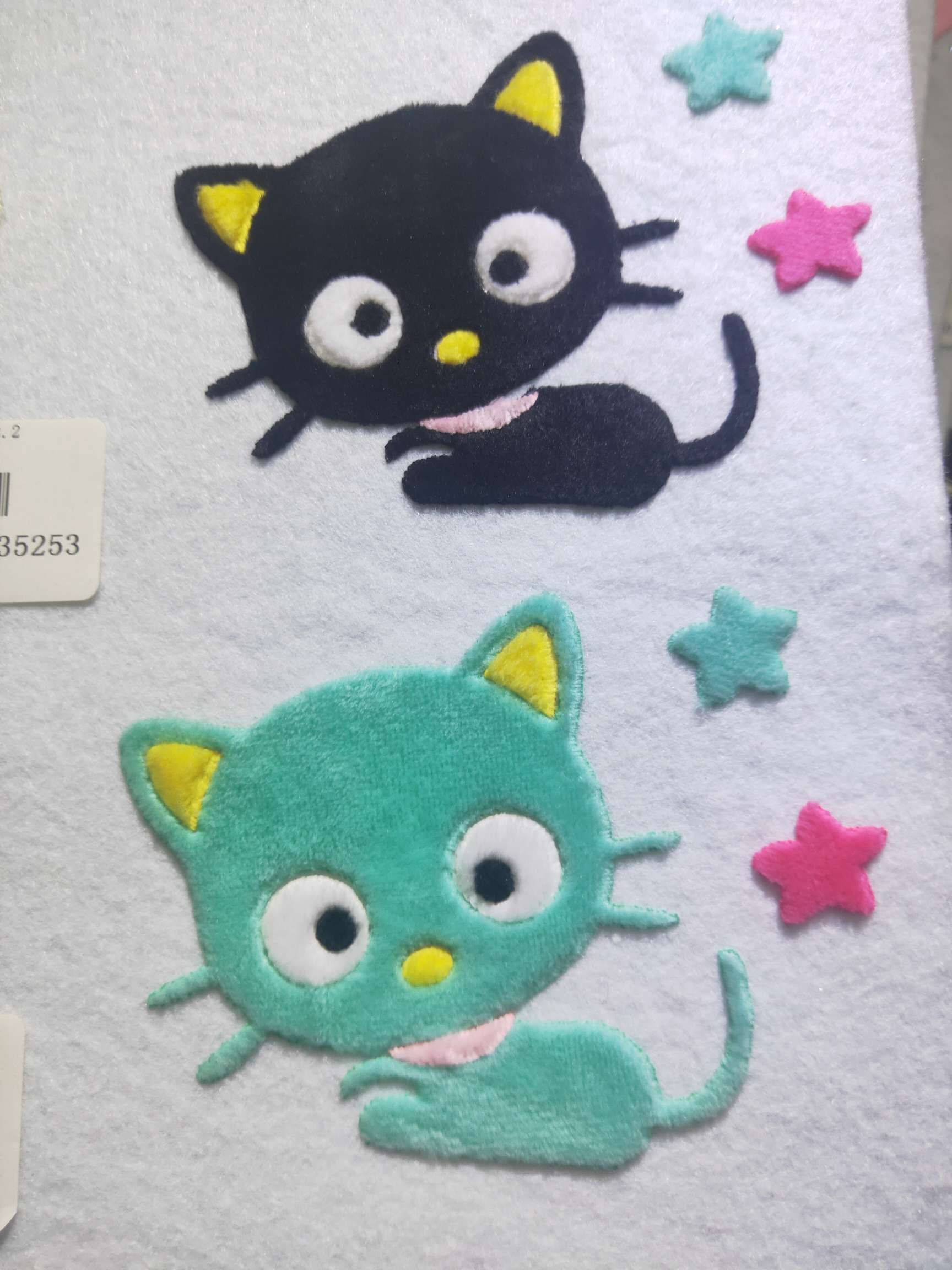 猫服装卡通图案热斯烫图烫画批发定制毛巾浴巾帽子抱枕烫画