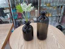 北欧小口黑色插花花瓶（小款和大款）