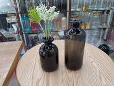 北欧小口黑色插花花瓶（小款和大款）