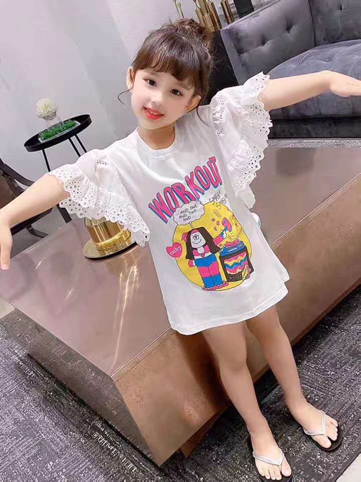 White middle school girl T