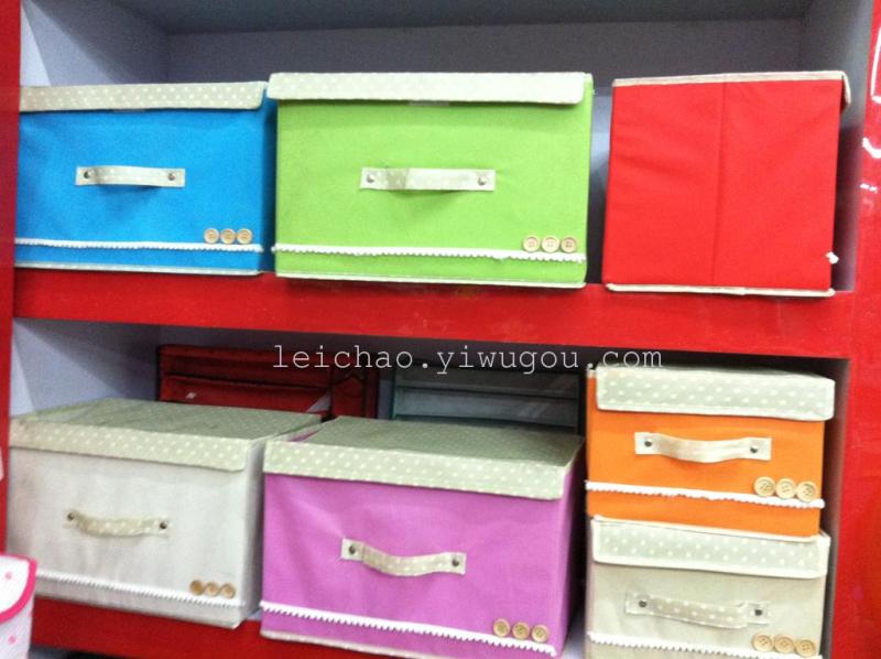 Nonwoven button box