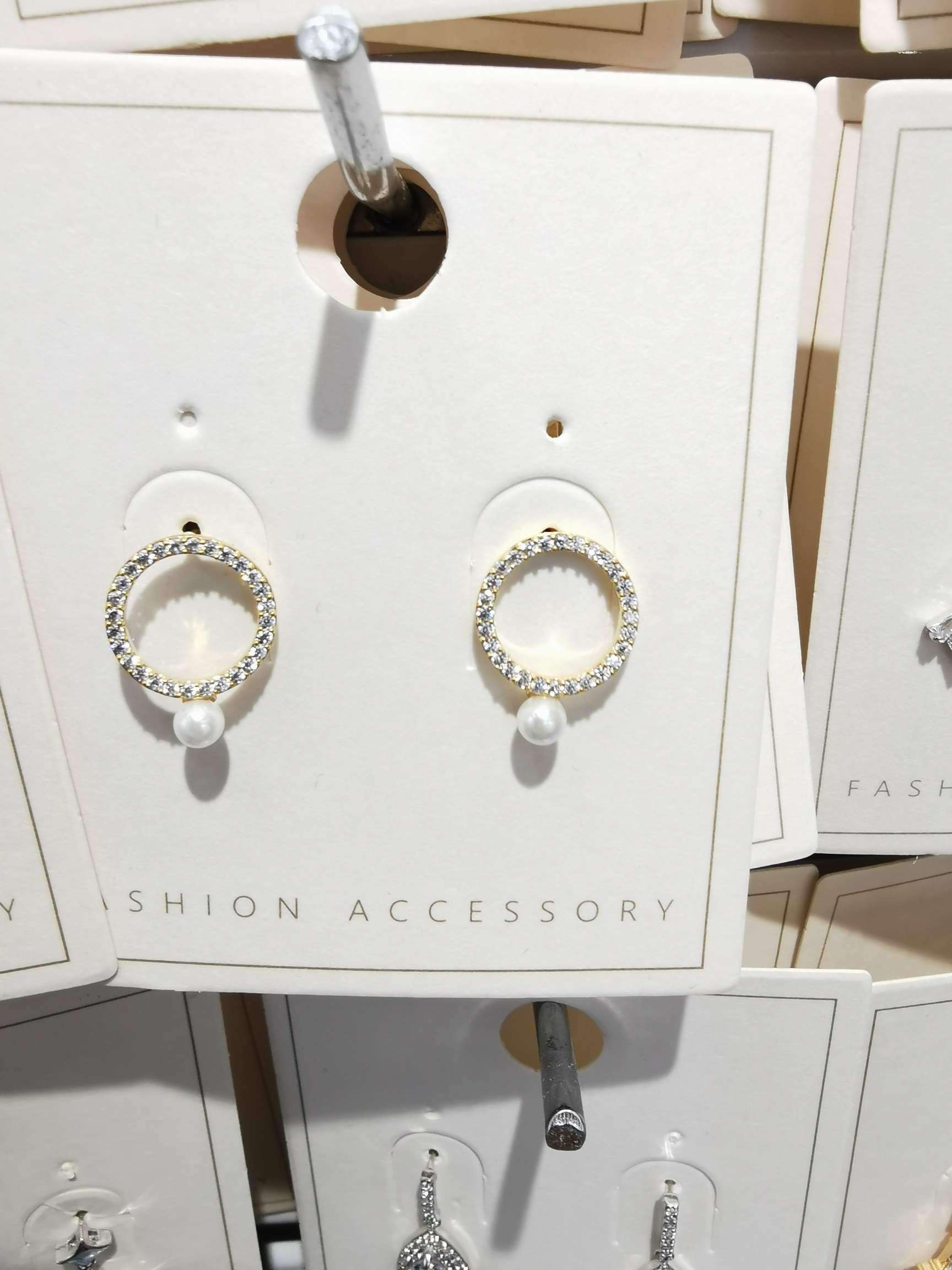 Small hoop earrings