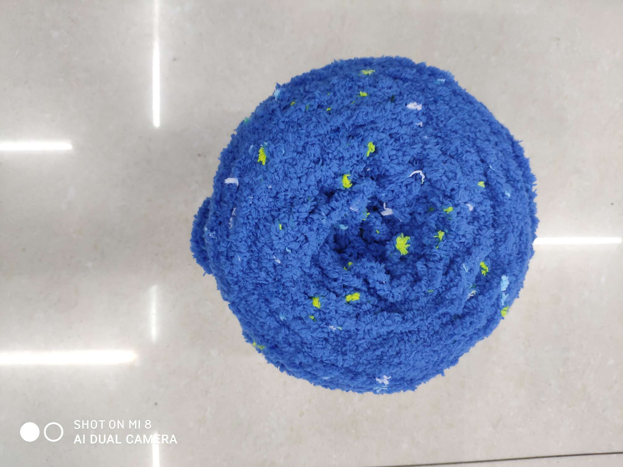 Colorful dot ice stripe line Tianlan