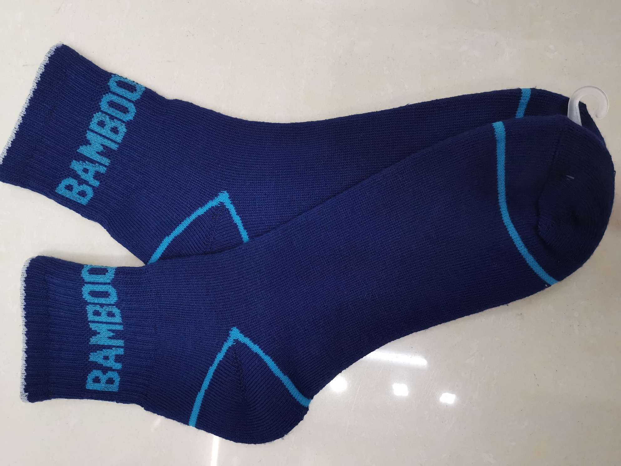 Plucked 100% cotton sports socks thumbnail