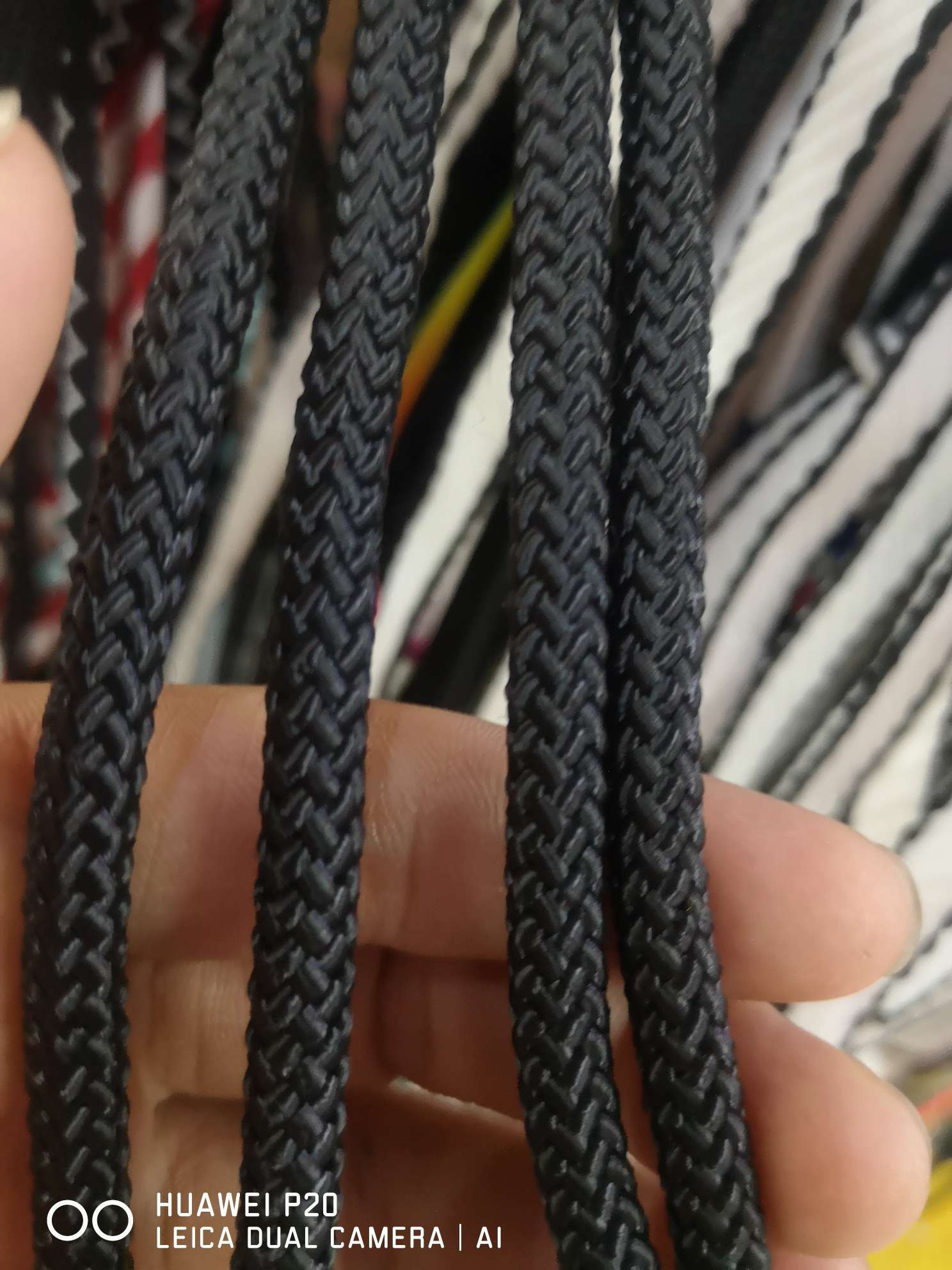 6.5MM nylon rope black jump rope outdoor supplies thumbnail