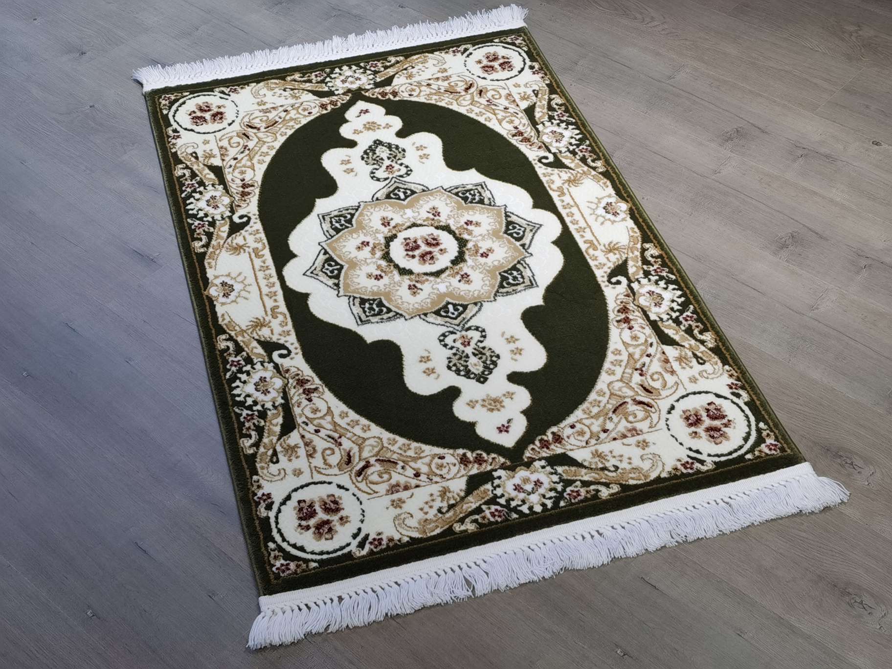 Alfombra tigre pescado sala de estar estilo europeo lujo retro americano idílico persa mesa de té hogar cama dormitorio details Picture