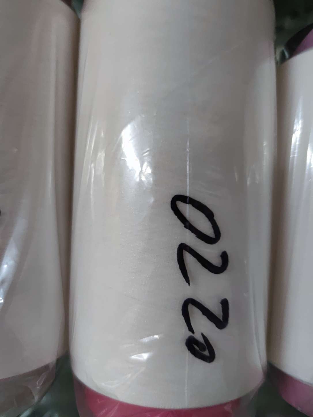 空气包覆纱 白色氨纶 涤纶包覆丝 化纤线批发  厂家直销 0220图
