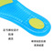 双色前后贴片硅胶鞋垫 TEP运动减震训练鞋垫 JP绒面料舒适鞋垫细节图