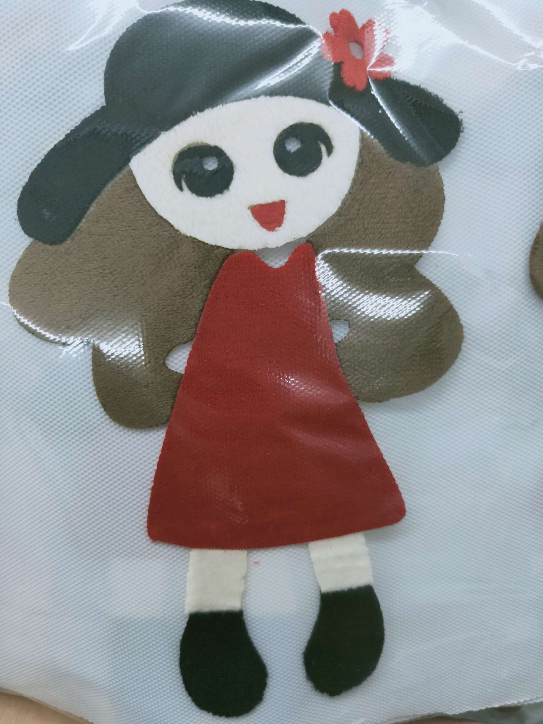 雨伞上的烫画