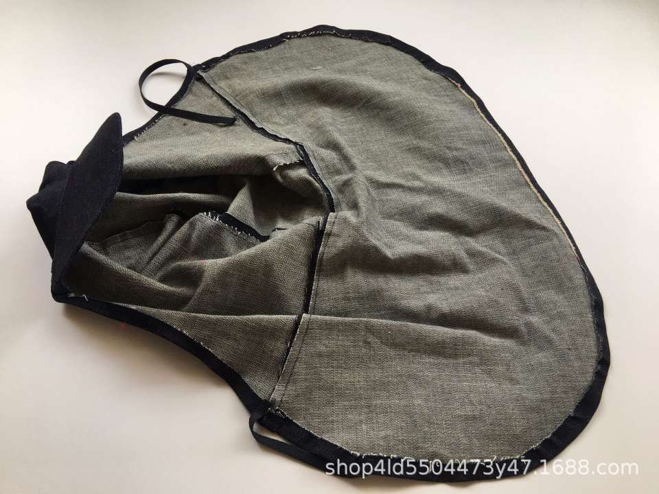 In stock: Sun Hat No. 2, denim dust-proof hood, windbreaker, hood, shawl, denim dust-proof work helmet Application Scenario