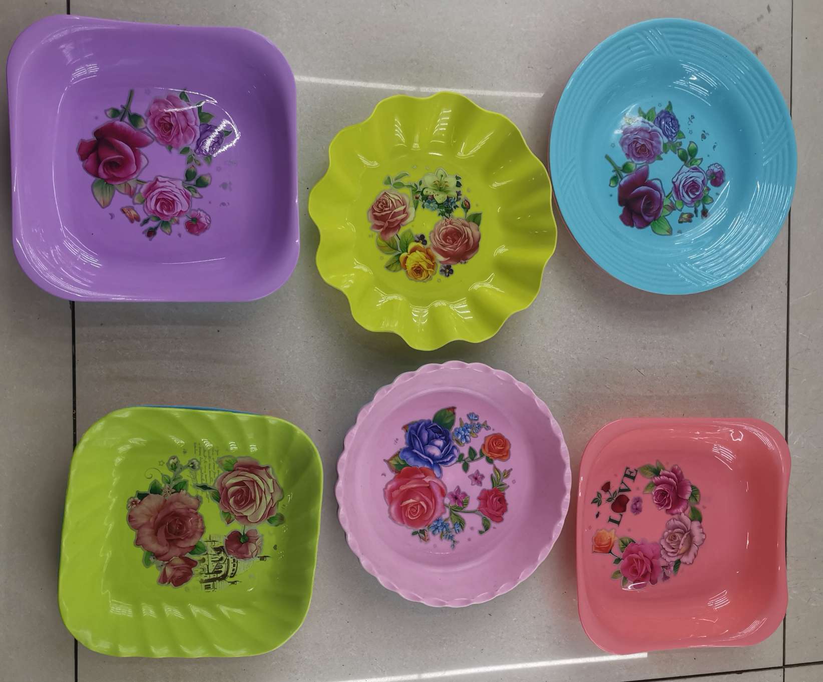 塑料果盘多层设计 果篮干果盒一体 碟子装饰品 家用果盘收纳方便实用