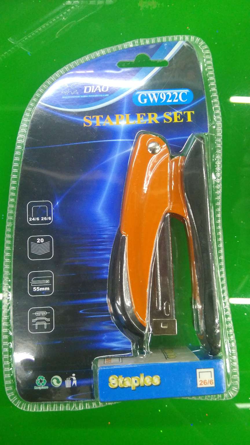 Staplers, staples, set staplers, 10-gauge staples, office supplies, stationery supplies details Picture