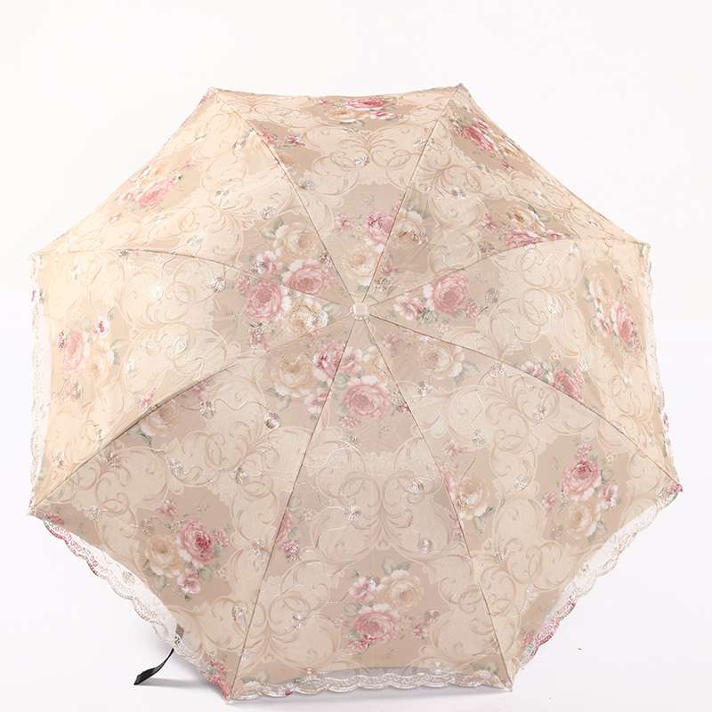 双层刺绣黑胶晴雨伞 四色批发,价格,库存-义乌小商品城