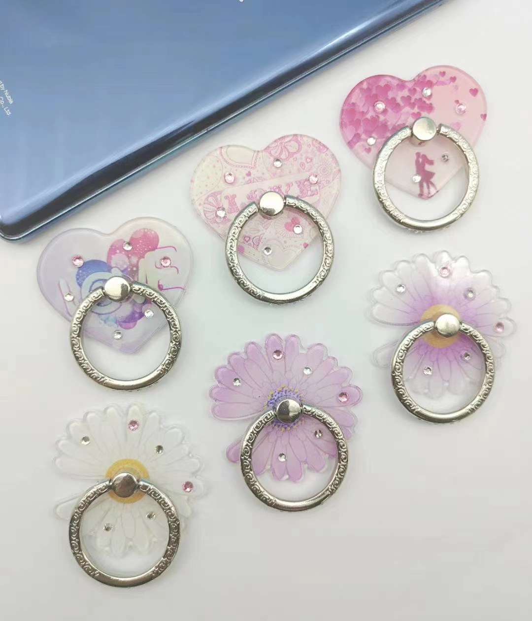 New Daisy ring stand mobile phone lazy person stand factory direct sales support customization undefined