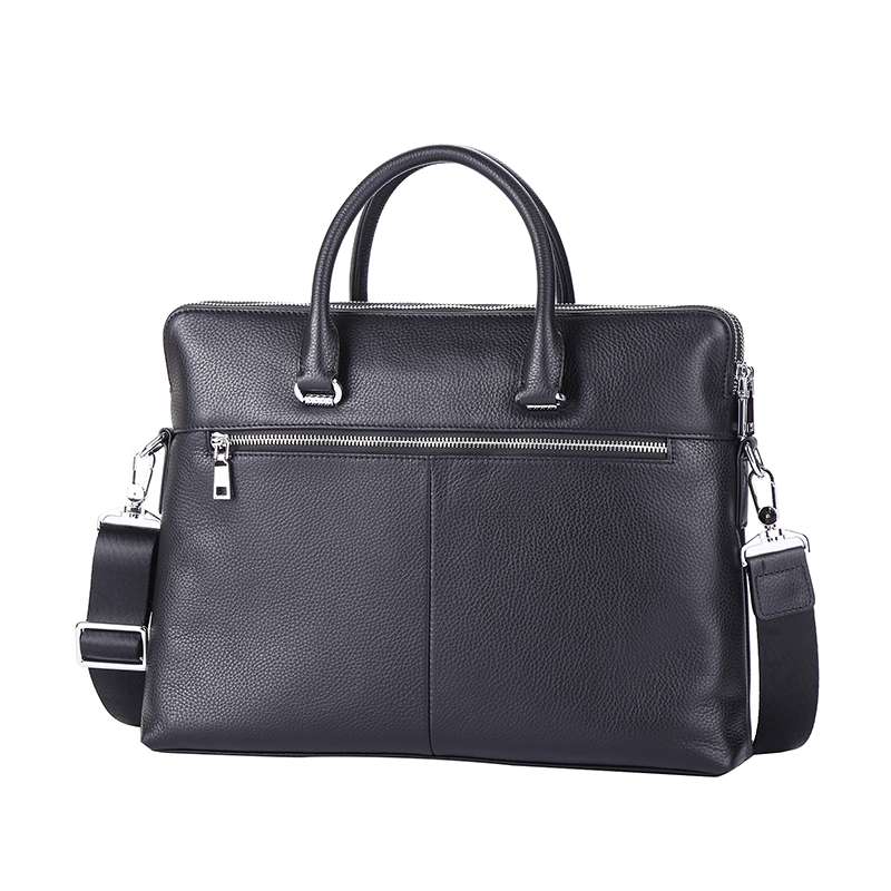 MK men's double-sided briefcase with a top layer of cowhide, hand and shoulder Application Scenario