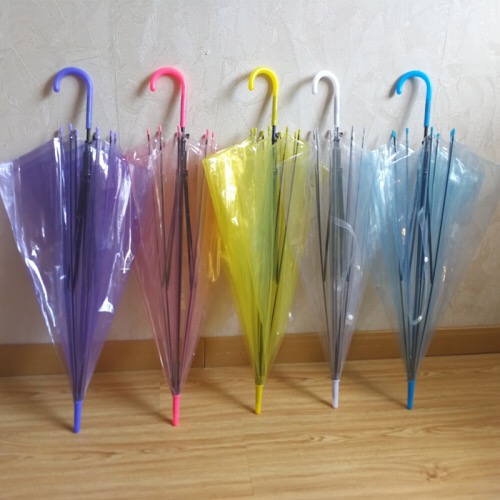 Disposable transparent umbrellas are suitable for students and children to set up stalls can be printed with logo thumbnail