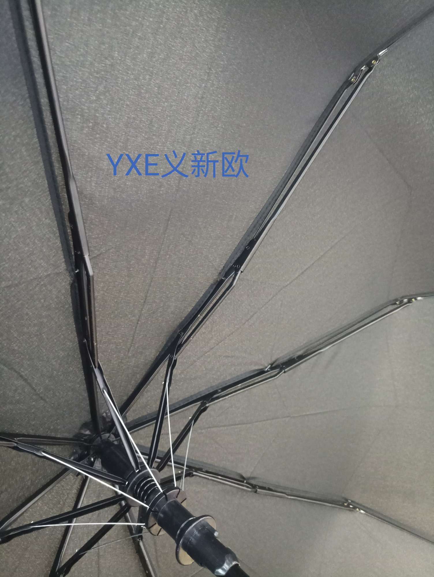Three-fold umbrella, advertising umbrella, black umbrella, folding umbrella undefined