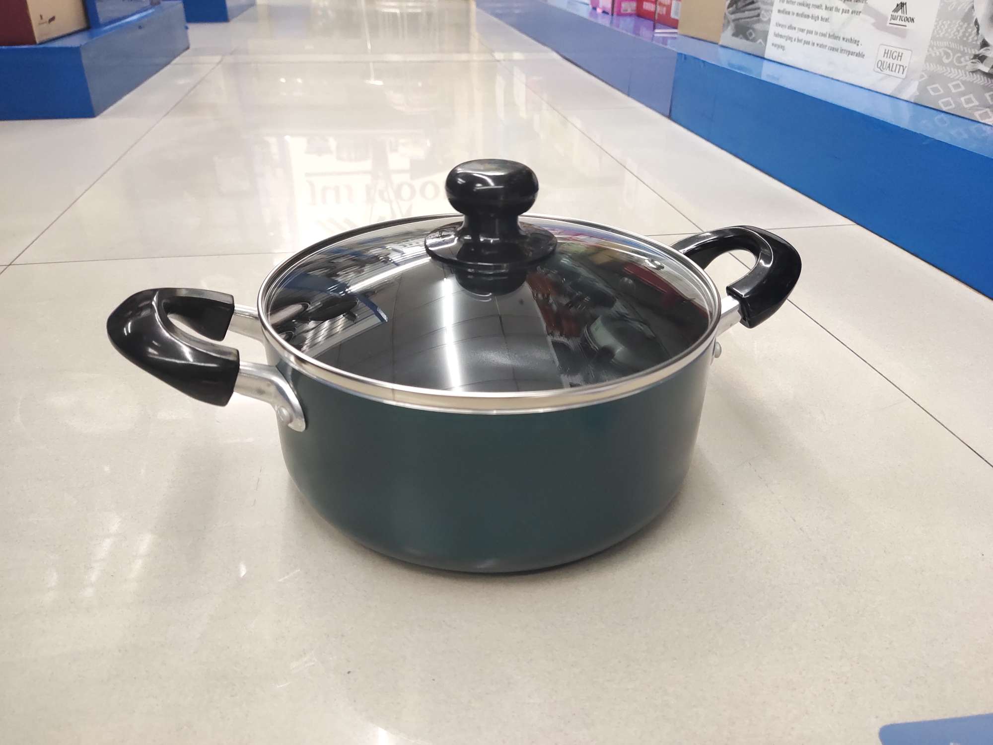 SARACOOK household 20cm soup pot, milk pot, double handle, non-stick, for cooking porridge and soup, gas stove, induction cooker, small soup pot, two-handed pot