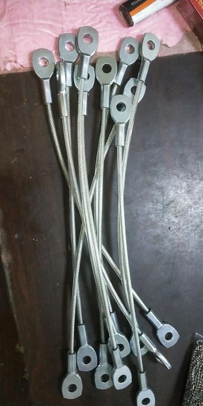 Steel wire lanyard